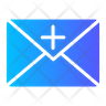email plus symbol