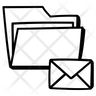 email graph icon svg