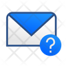 icon email question