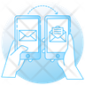 icons of email sharing