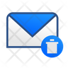 email trash symbol