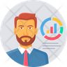employee performance analysis icon
