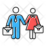 employment gender equality icon download