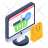shopping cart empty icon svg