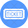 museum tickets icons