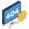 icons for 404 website
