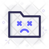 free error folder icons