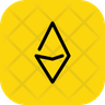 ethereum coin icon svg