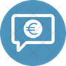 euro envelope icons