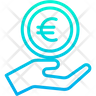 euro charity icon svg