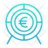 free euro target icons