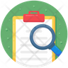 monitoring and evaluation icons