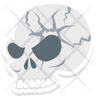 scary skull emoji