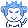 evil monkey icon png