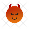 evil smile icon png