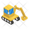 icon for backhoe