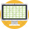 icon excel sheet