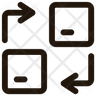 exchange parcel symbol