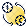 fund exchange icon svg