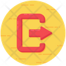 icon exit arrow