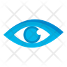 eye password symbol