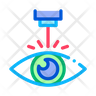 icons of eye laser
