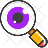 icons for eye magnifier