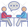 icon for face to face talk