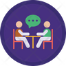 icon for face to face conversation