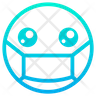 medical mask emoji logo
