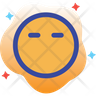 emotionless emoji icon