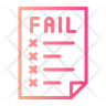 fail file logos
