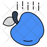 icon falling apple