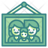 family photo frame symbol