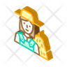 female farmer emoji