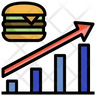 fast food growth logo