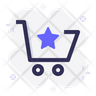 icons for favorite cart