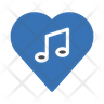 icon for favorite music