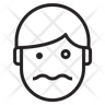 fear emotion face icon png