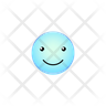 feeling cold smiley logo