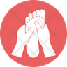 icons of feet massage