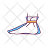 feet mask icon png