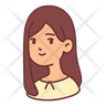 female assistant icon