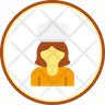 female chef icon svg