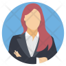 free female entrepreneur icons
