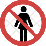 female not allowed icon svg