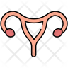 female reproductive system icon download
