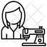 icons for tailor girl