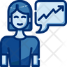 icons for female trader