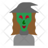 female witch icon png
